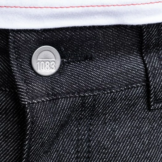 1083 JEANS DROIT 101 Coton Bio Superdenim Flex Noir Brut Homme 6 1083 JEANS DROIT 101 Coton Bio Superdenim Flex Noir Brut Homme - Image 4