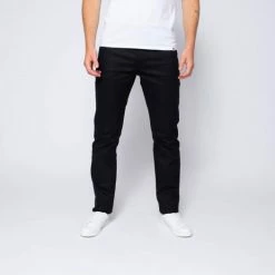 1083 JEANS AJUSTE 103 LA GENTLE FACTORY Coton Bio Filidenim Flex Uni Noir