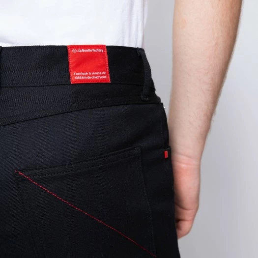 1083 JEANS AJUSTE 103 LA GENTLE FACTORY Coton Bio Filidenim Flex Uni Noir 5 1083 JEANS AJUSTE 103 LA GENTLE FACTORY Coton Bio Filidenim Flex Uni Noir - Image 5