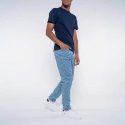 1083 JEANS AJUSTE 103 DELAVE Coton Bio Superdenim Flex Clair Homme 10 1083 JEANS AJUSTE 103 DELAVE Coton Bio Superdenim Flex Clair Homme -1083 boutique 103 suf clair 2