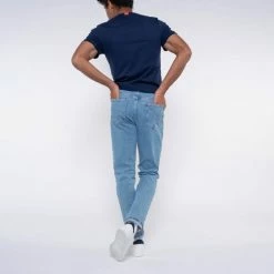 1083 JEANS AJUSTE 103 DELAVE Coton Bio Superdenim Flex Clair Homme 11 1083 JEANS AJUSTE 103 DELAVE Coton Bio Superdenim Flex Clair Homme -1083 boutique 103 suf clair 3