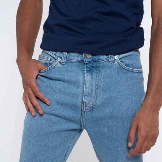 1083 JEANS AJUSTE 103 DELAVE Coton Bio Superdenim Flex Clair Homme 8 1083 JEANS AJUSTE 103 DELAVE Coton Bio Superdenim Flex Clair Homme - Image 6