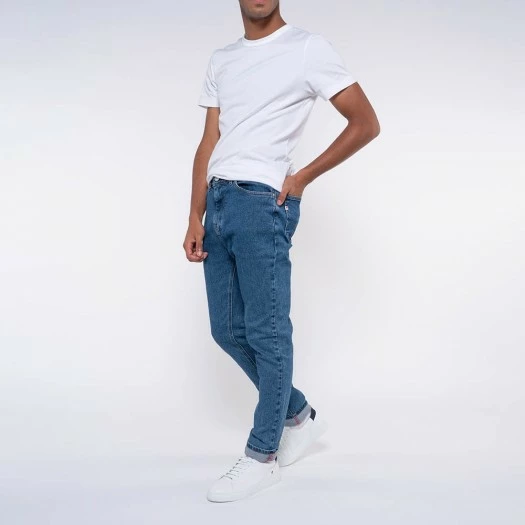 1083 JEANS AJUSTE 103 DELAVE Coton Bio Superdenim Flex Océan Homme 4 1083 JEANS AJUSTE 103 DELAVE Coton Bio Superdenim Flex Océan Homme - Image 2