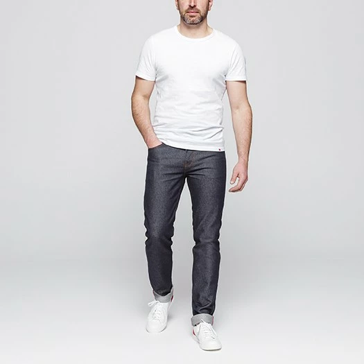 1083 JEANS AJUSTE 103 Coton Bio Superdenim Bleu Homme 3 1083 JEANS AJUSTE 103 Coton Bio Superdenim Bleu Homme