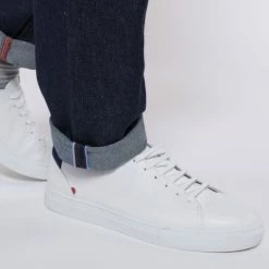 1083 JEANS AJUSTE 103 Coton Bio Superselvedge Indigo Brut Homme -1083 boutique 103 superselvedge 2