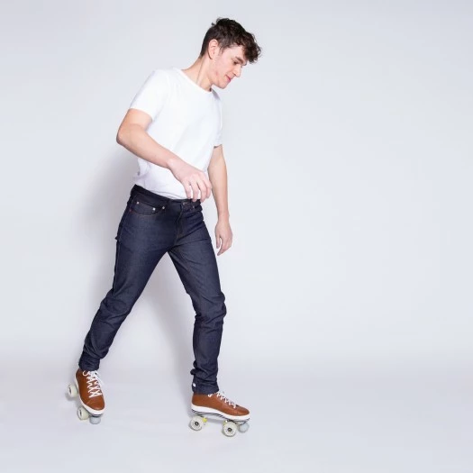 1083 JEANS VELOTAF AJUSTE 103 RACER Coton Bio Superdenim Flex Indigo Brut 9 1083 JEANS VELOTAF AJUSTE 103 RACER Coton Bio Superdenim Flex Indigo Brut - Image 7