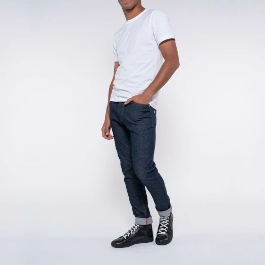 1083 JEANS SLIM 104 FUSELE Coton Bio Filidenim Flex Bleu Homme 5 1083 JEANS SLIM 104 FUSELE Coton Bio Filidenim Flex Bleu Homme - Image 3
