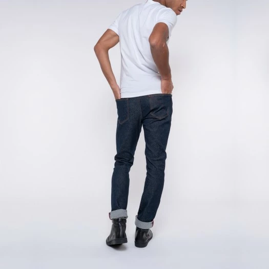 1083 JEANS SLIM 104 FUSELE Coton Bio Filidenim Flex Bleu Homme 6 1083 JEANS SLIM 104 FUSELE Coton Bio Filidenim Flex Bleu Homme - Image 4