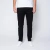 1083 JEANS SLIM 104 FUSELÉ Coton Bio Microdenim Doubleflex Uni Noir -1083 boutique 104 mddf 1