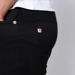 1083 JEANS SLIM 104 FUSELÉ Coton Bio Microdenim Doubleflex Uni Noir 14 1083 JEANS SLIM 104 FUSELÉ Coton Bio Microdenim Doubleflex Uni Noir -1083 boutique 104 mddf 4