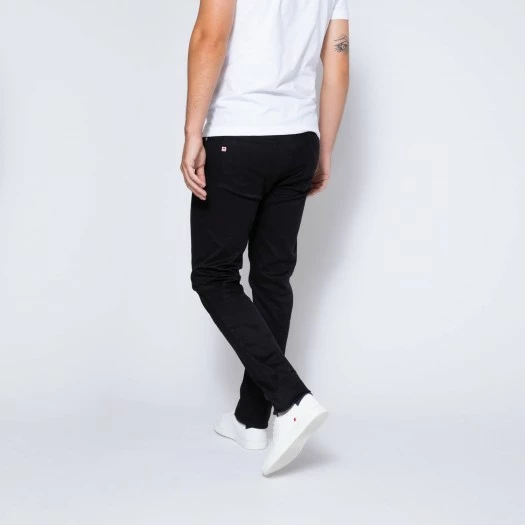 1083 JEANS SLIM 104 FUSELÉ Coton Bio Microdenim Doubleflex Uni Noir 4 1083 JEANS SLIM 104 FUSELÉ Coton Bio Microdenim Doubleflex Uni Noir - Image 2