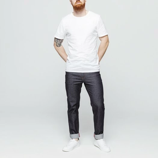 1083 JEANS AJUSTE 105 ATHLETIQUE Coton Bio Superdenim Flex Indigo Brut 6 1083 JEANS AJUSTE 105 ATHLETIQUE Coton Bio Superdenim Flex Indigo Brut - Image 4