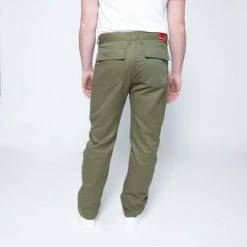 1083 JEANS DROIT 121 POCHES PLAQUEES Coton Bio Denimoriginal Uni Kaki Homme -1083 boutique 111 cargo 2