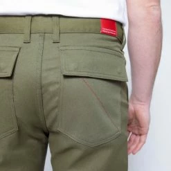 1083 JEANS DROIT 121 POCHES PLAQUEES Coton Bio Denimoriginal Uni Kaki Homme -1083 boutique 111 cargo 3