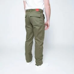 1083 JEANS DROIT 121 POCHES PLAQUEES Coton Bio Denimoriginal Uni Kaki Homme -1083 boutique 111 cargo 4