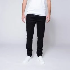 1083 JEANS AJUSTE 113 JOGGJEANS Coton Bio Microdenim Doubleflex Uni Noir