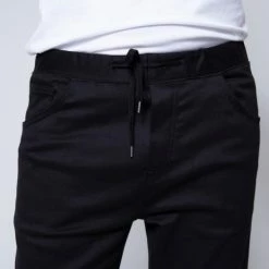 1083 JEANS AJUSTE 113 JOGGJEANS Coton Bio Microdenim Doubleflex Uni Noir -1083 boutique 113 joggjeans 6