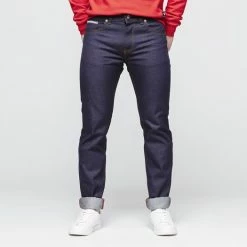 1083 JEANS AJUSTE 130 LEO LA GENTLE FACTORY Coton Bio Superdenim Bleu Homme