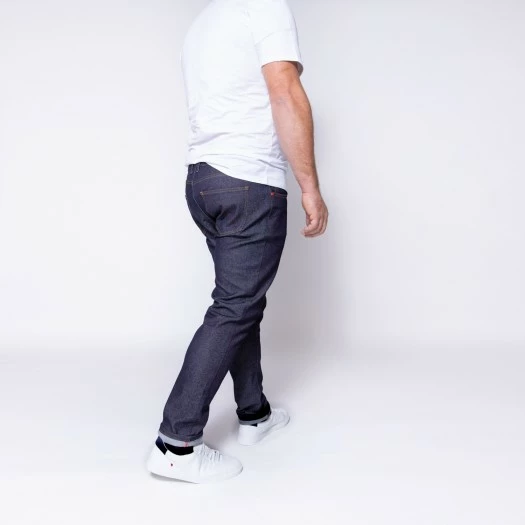 1083 JEANS AJUSTE 143 O' Coton Bio Superdenim Flex Indigo Brut Homme 7 1083 JEANS AJUSTE 143 O' Coton Bio Superdenim Flex Indigo Brut Homme - Image 5