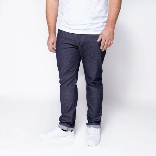 1083 JEANS AJUSTE 143 O' Coton Bio Superdenim Flex Indigo Brut Homme 4 1083 JEANS AJUSTE 143 O' Coton Bio Superdenim Flex Indigo Brut Homme - Image 2