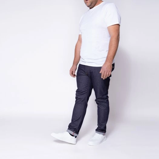 1083 JEANS AJUSTE 143 O' Coton Bio Superdenim Flex Indigo Brut Homme 6 1083 JEANS AJUSTE 143 O' Coton Bio Superdenim Flex Indigo Brut Homme - Image 4