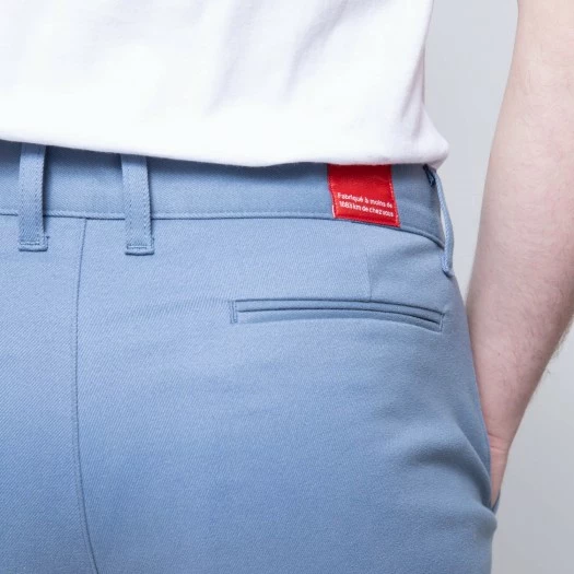 1083 CHINO AJUSTE 163 Coton Bio Filidenim Flex Uni Bleu Horizon Homme 8 1083 CHINO AJUSTE 163 Coton Bio Filidenim Flex Uni Bleu Horizon Homme - Image 7