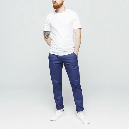 1083 CHINO AJUSTE 163 Coton Bio Filidenim Flex Uni Bleu Homme 6 1083 CHINO AJUSTE 163 Coton Bio Filidenim Flex Uni Bleu Homme - Image 4