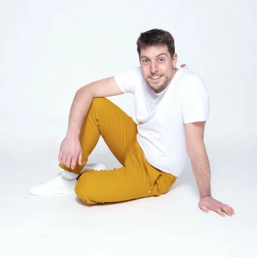 1083 CHINO AJUSTE 163 Coton Bio Filidenim Flex Uni Moutarde Homme 9 1083 CHINO AJUSTE 163 Coton Bio Filidenim Flex Uni Moutarde Homme - Image 7