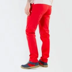 1083 CHINO AJUSTE 163 Coton Bio Filidenim Flex Uni Rouge Homme 9 1083 CHINO AJUSTE 163 Coton Bio Filidenim Flex Uni Rouge Homme -1083 boutique 163 3 4dos