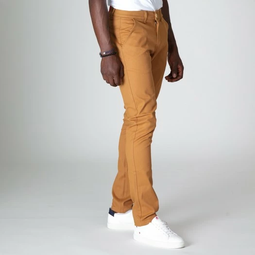 1083 CHINO AJUSTE 163 Coton Bio Filidenim Flex Uni Camel Homme 4 1083 CHINO AJUSTE 163 Coton Bio Filidenim Flex Uni Camel Homme - Image 2