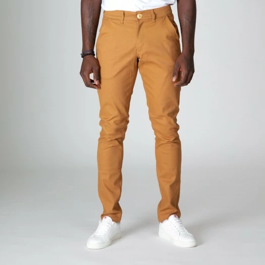 1083 CHINO AJUSTE 163 Coton Bio Filidenim Flex Uni Camel Homme 3 1083 CHINO AJUSTE 163 Coton Bio Filidenim Flex Uni Camel Homme