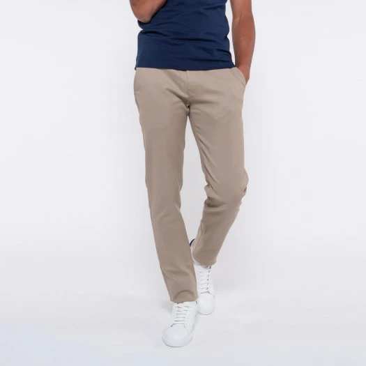 1083 CHINO AJUSTE 163 Coton Bio Filidenim Flex Uni Beige Homme 3 1083 CHINO AJUSTE 163 Coton Bio Filidenim Flex Uni Beige Homme