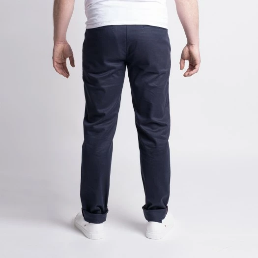 1083 CHINO AJUSTE 163 Coton Bio Filidenim Flex Uni Bleu Marine Homme 5 1083 CHINO AJUSTE 163 Coton Bio Filidenim Flex Uni Bleu Marine Homme - Image 4