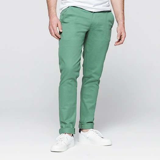 1083 CHINO AJUSTE 163 Coton Bio Filidenim Flex Uni Vert Tilleul Homme 3 1083 CHINO AJUSTE 163 Coton Bio Filidenim Flex Uni Vert Tilleul Homme