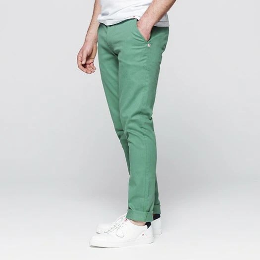1083 CHINO AJUSTE 163 Coton Bio Filidenim Flex Uni Vert Tilleul Homme 4 1083 CHINO AJUSTE 163 Coton Bio Filidenim Flex Uni Vert Tilleul Homme - Image 2