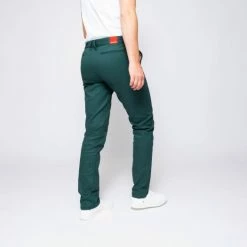 1083 CHINO AJUSTE 163 Coton Bio Filidenim Flex Uni Vert Emeraude Homme -1083 boutique 163 vert emeraude 12
