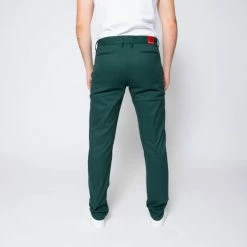 1083 CHINO AJUSTE 163 Coton Bio Filidenim Flex Uni Vert Emeraude Homme -1083 boutique 163 vert emeraude 2