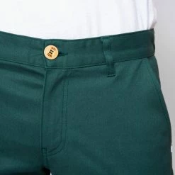 1083 CHINO AJUSTE 163 Coton Bio Filidenim Flex Uni Vert Emeraude Homme -1083 boutique 163 vert emeraude 6