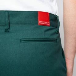 1083 CHINO AJUSTE 163 Coton Bio Filidenim Flex Uni Vert Emeraude Homme -1083 boutique 163 vert emeraude 7