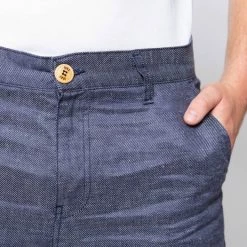 1083 CHINO CAROTTE 168 Lin Denimoriginal Bleu Homme 16 1083 CHINO CAROTTE 168 Lin Denimoriginal Bleu Homme -1083 boutique 168 lin 2