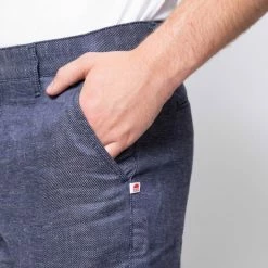 1083 CHINO CAROTTE 168 Lin Denimoriginal Bleu Homme 17 1083 CHINO CAROTTE 168 Lin Denimoriginal Bleu Homme -1083 boutique 168 lin 3