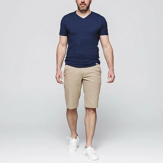 1083 BERMUDA CHINO AJUSTE 169 Coton Bio Filidenim Flex Uni Beige Homme 2 1083 BERMUDA CHINO AJUSTE 169 Coton Bio Filidenim Flex Uni Beige Homme