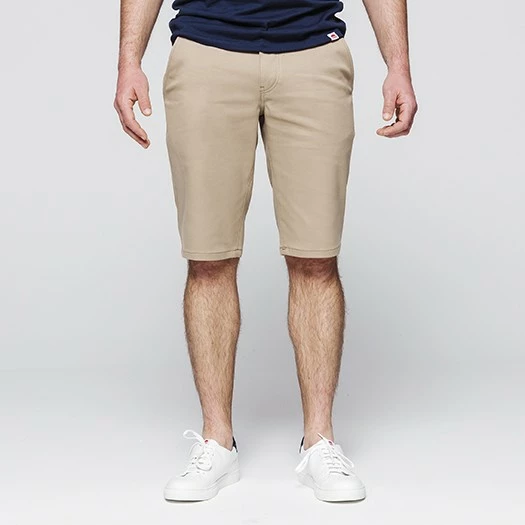 1083 BERMUDA CHINO AJUSTE 169 Coton Bio Filidenim Flex Uni Beige Homme 3 1083 BERMUDA CHINO AJUSTE 169 Coton Bio Filidenim Flex Uni Beige Homme - Image 2