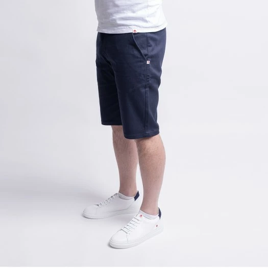 1083 BERMUDA CHINO AJUSTE 169 Coton Bio Filidenim Flex Uni Bleu Marine 4 1083 BERMUDA CHINO AJUSTE 169 Coton Bio Filidenim Flex Uni Bleu Marine - Image 2