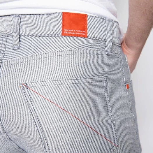 1083 BERMUDA DROIT 171 Coton Bio Denimoriginal Bleu Inverse Homme 9 1083 BERMUDA DROIT 171 Coton Bio Denimoriginal Bleu Inverse Homme - Image 7