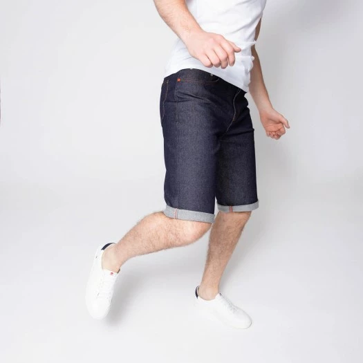 1083 BERMUDA AJUSTE 173 Coton Bio Superdenim Flex Indigo Brut Homme 6 1083 BERMUDA AJUSTE 173 Coton Bio Superdenim Flex Indigo Brut Homme - Image 4