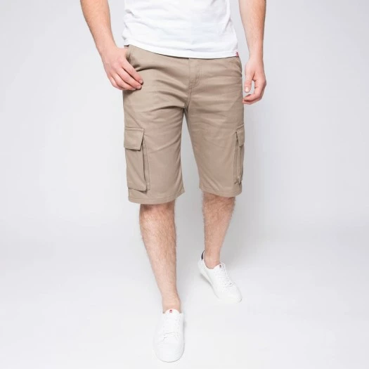 1083 BERMUDA CARGO DROIT 179 Coton Bio Denimoriginal Uni Beige Homme 4 1083 BERMUDA CARGO DROIT 179 Coton Bio Denimoriginal Uni Beige Homme - Image 2