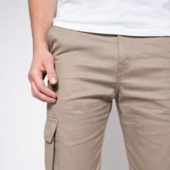 1083 BERMUDA CARGO DROIT 179 Coton Bio Denimoriginal Uni Beige Homme 15 1083 BERMUDA CARGO DROIT 179 Coton Bio Denimoriginal Uni Beige Homme -1083 boutique 179 bermuda cargo beige 3