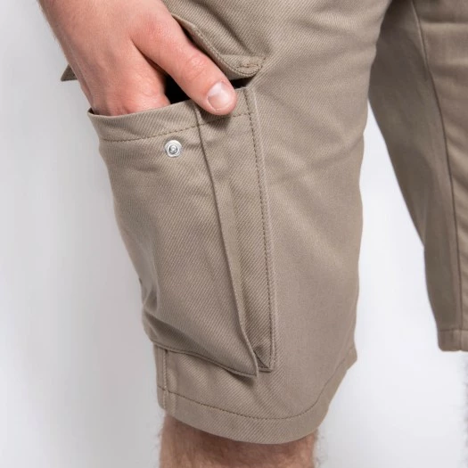 1083 BERMUDA CARGO DROIT 179 Coton Bio Denimoriginal Uni Beige Homme 10 1083 BERMUDA CARGO DROIT 179 Coton Bio Denimoriginal Uni Beige Homme - Image 8