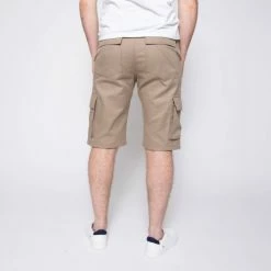1083 BERMUDA CARGO DROIT 179 Coton Bio Denimoriginal Uni Beige Homme 14 1083 BERMUDA CARGO DROIT 179 Coton Bio Denimoriginal Uni Beige Homme -1083 boutique 179 bermuda cargo beige 8